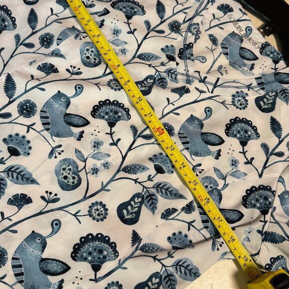 Scrubletics Scrub Blue Birds & Tree Top NWOT - Picture 6 of 6